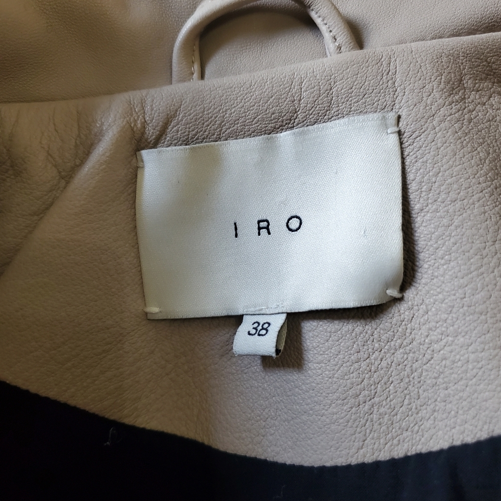 NWOT IRO Ashville Leather Moto Jacket - Picture 3 of 5